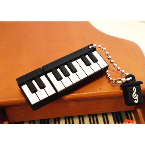 Advertising piano stylish usb flash drive pvc