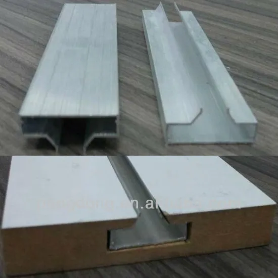 Aluminum profile for MDF Slot board