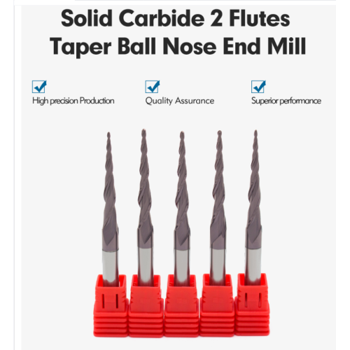 CNC 카바이드 테이퍼 볼 노즈 엔드 밀 도구
