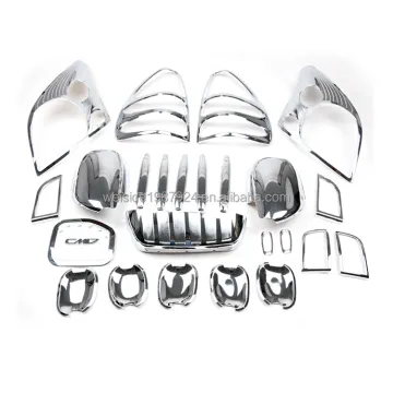 ABS Chrome Car Body Kit Cover Trim Exterior Chrome Kit for Toyota PRADO FJ 120 2003-2007