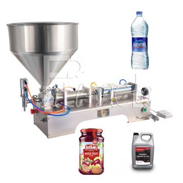 Semi Auto Pneumatic Paste Filling Machine 100ml-1000ml