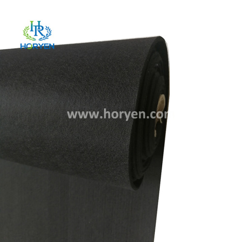 Carbon Nonwoven Fiber Mat High quality activated carbon nonwoven fiber mat Factory