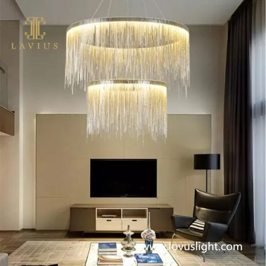 Tassel custom chandeliers Various styles of villa hotel hall chandeliers Modern creative chandeliers