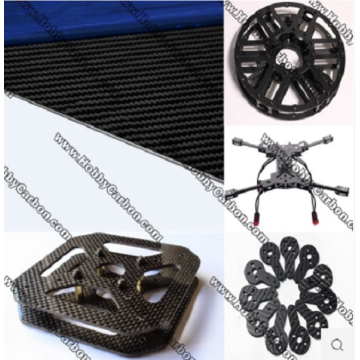 100% full carbon fiber parts cnc cutting