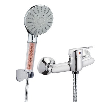 Messingmixer Tippen Sie auf 5 Modi Bath Duschhandset