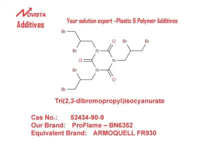 Tri(2,3-dibromopropyl)isocyanurate TBC FR930 52434-90-9