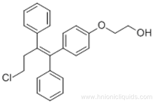 Ethanol,2-[4-[(1Z)-4-chloro-1,2-diphenyl-1-buten-1-yl]phenoxy]- CAS 128607-22-7