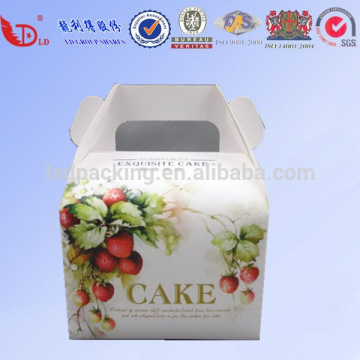 Hot sale kraft Cake box with logo , cake paper bag