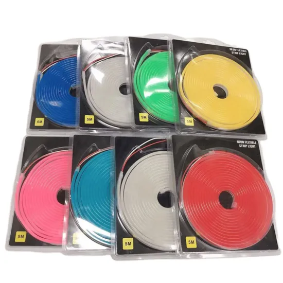 Custom Outdoor Led Neon Lights Strip, 5 Meters 12V Flex Rope Lamp for Signs and Logos