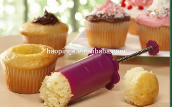 Plastic fondant cake corer plunger cupcake plunger
