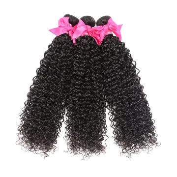 Top selling  wholesale No any split ends  virgin brazilian hair Toupee bundles water wave hair bundles Virgin hair bundles
