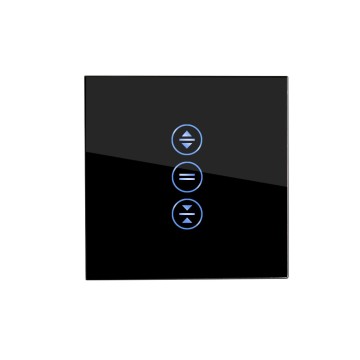 Bingoelec Temperted Glass Panel: Smart WiFi Control Roller Curtain