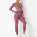 Women seamless gym leggings set