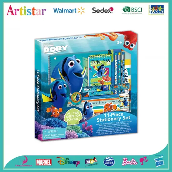 Dory 11 piece stationery set