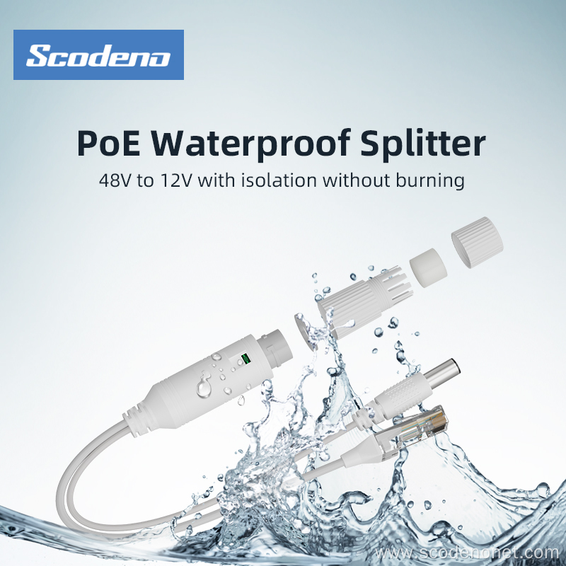 Best Price DC12V to DC48V Waterproof PoE Splitter for AP/IPC Camera