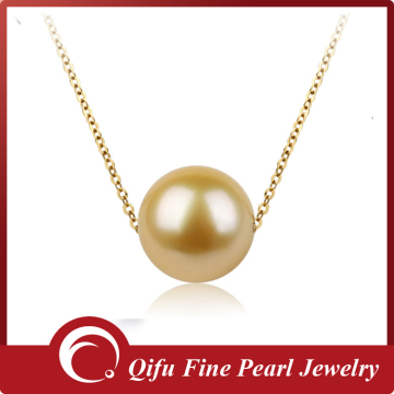 Traditional and Classical south sea pearl necklace single pearl pendant