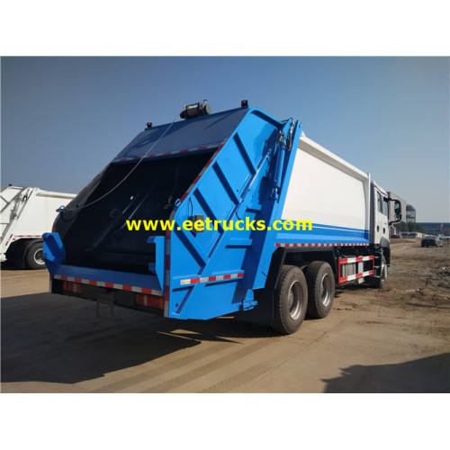 Camiones de basura compactos SINOTRUK de 18m3