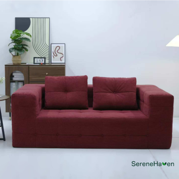 Elegant Two-Seater Sofa with Compressed Structure
