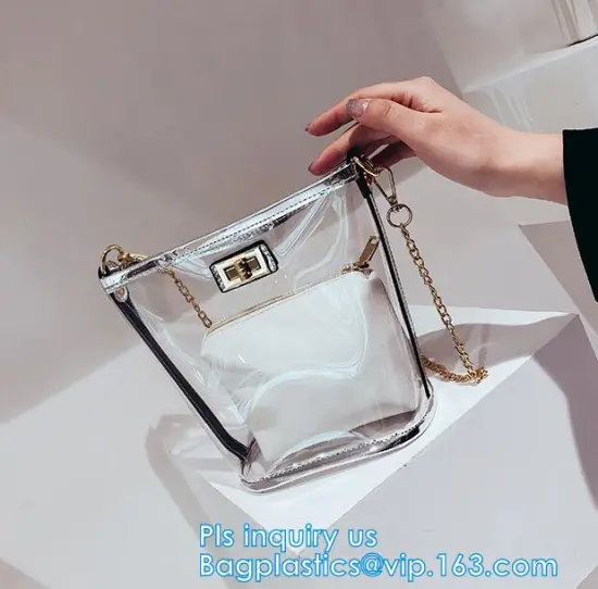 waterproof promotional clear tote pvc handle shopping bag, PVC mat waterproof reusable tote shopping bags, summer soft pvc zippe