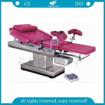 AG-C102A OEM electric surgical gynecological exam table with Clamp
