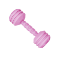 Dumbbell Infant Rattle Silicone Teething Toy