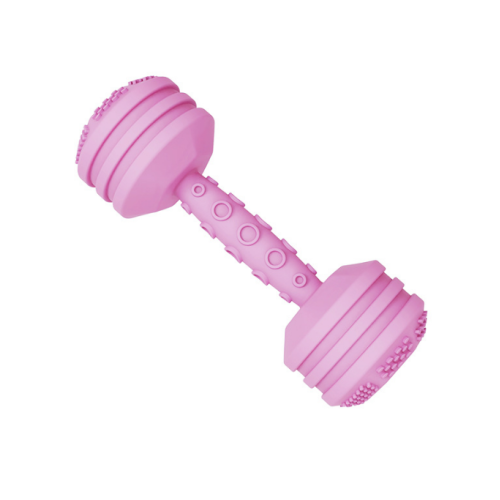 Dumbbell Infant Rammle Silicone Theitting speelgoed