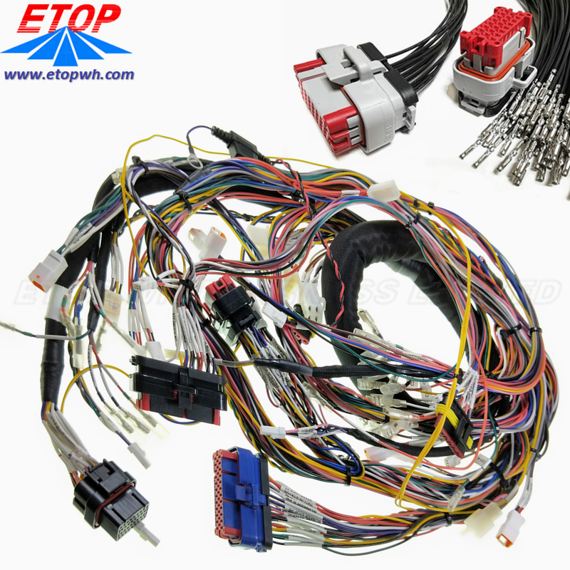 automotive ECU wire harness assembly