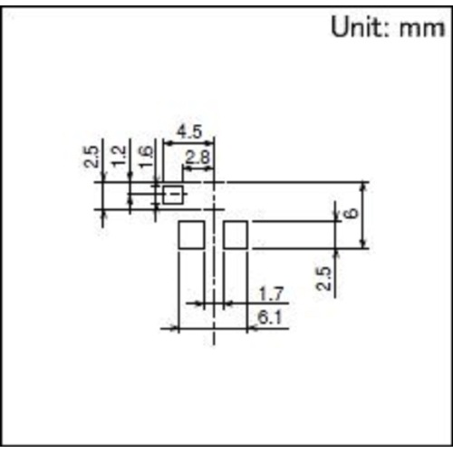 Two-way Action Type Surface Mount Switch