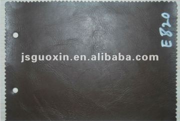 Embossed PVC synthetic leather for sofa/bags/home textile