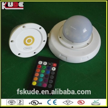 LED Furniture light base with remote control