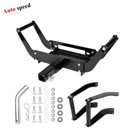 Removable Hitch Receiver Winch Mount