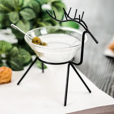Fancy Metal Deer Shaped 160ml Cocktail Juice Glass