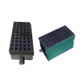 Heavy-duty horizontal iron rubber sole shock cushion