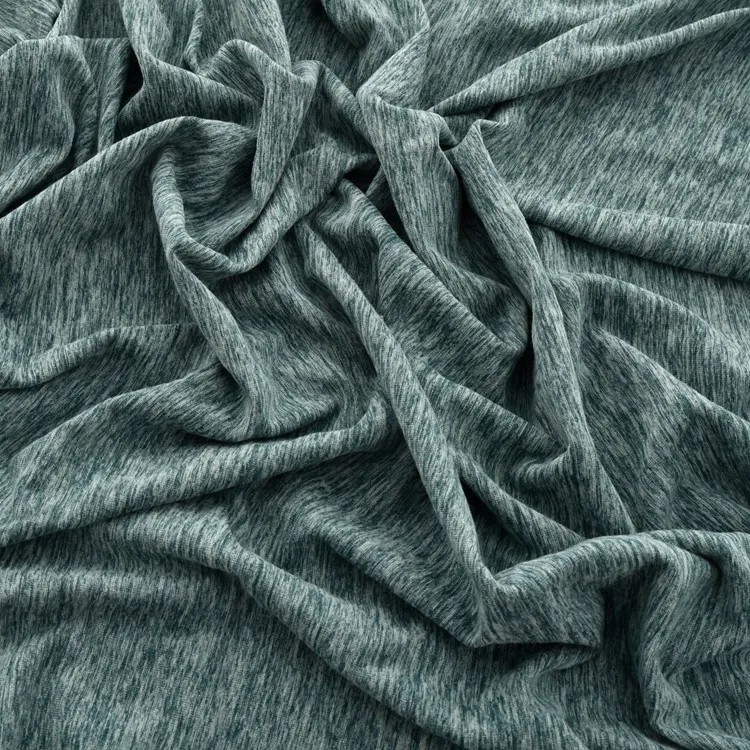 โพลีเอสเตอร์ 77% 23% สแปนเด็กซ์ DTY พิมพ์ผ้าถักเสื้อเดี่ยว