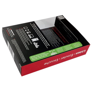 Customized Logo Recyclable Paper Electronics Packing Box