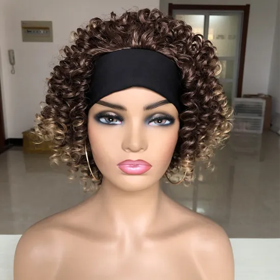 Hot New Products wigs bob with synthetic women afro braided deep wave brazillian blonde wig for coily wholesale headband wigs