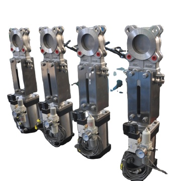 Valvola di gate del coltello WCB per wcb per wcb: specifiche e applicazioni per wcb alette pneumatico: specifiche e applicazioni