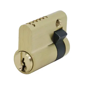 Nordic Lock Cylinder Half Key Oval Lock Cylinder 10+30mm