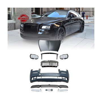 Body Kit LED Faro de los faros delanteros Parejeras de las rejillas de la cara delantera para Rolls-Royce Wraith 1st (2015-2017) a 2nd Gen