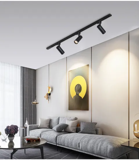 Track light LED spotlights shell for living room