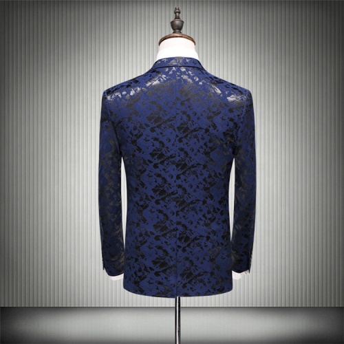 Top Design Men's Leather Breathable Wedding Suit