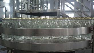 Electric Glass Bottle Hot Filling Machine For Mineral / Pur