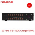 20 portas USB PD de alta potência 400W