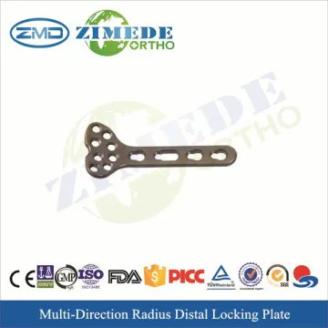 Orthopedic implant titanium AO Distal Radius Palm Locking Plate