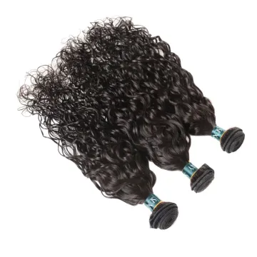 Trending Malaysian Natural Water Curly Sew In Human Hair Remy Hair Extensions Water Wave Virgin Hair Bundles