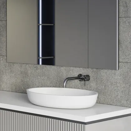 PINAI Furniture Wall-Mounted Modern Washbasin Cabinet for Home Bathrooms