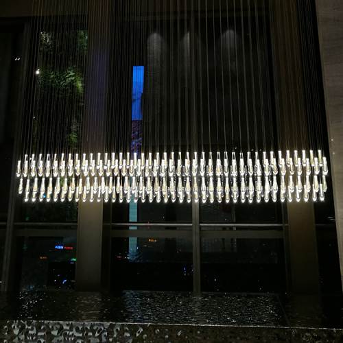 Luce del pendente del lampadario di cristallo della hall dell&#39;hotel moderna di vendita calda
