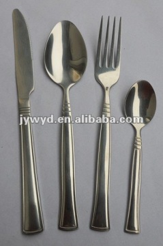 2012 hot sell stainless steel flatware set