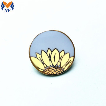 Metal Customized Round Be Kind Enamel Pin