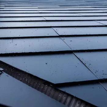 All-Black IP68 Protected 70V 1500W BIPV Monocrystalline Solar Tile